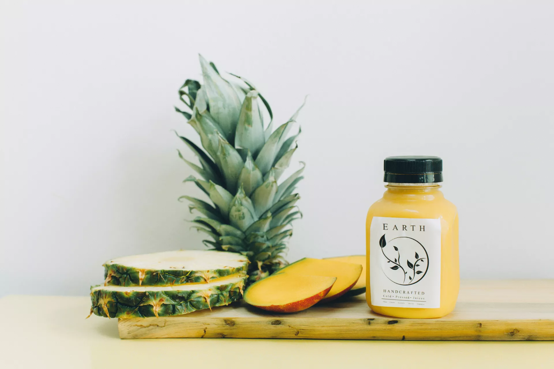 Een crème op basis van ananas