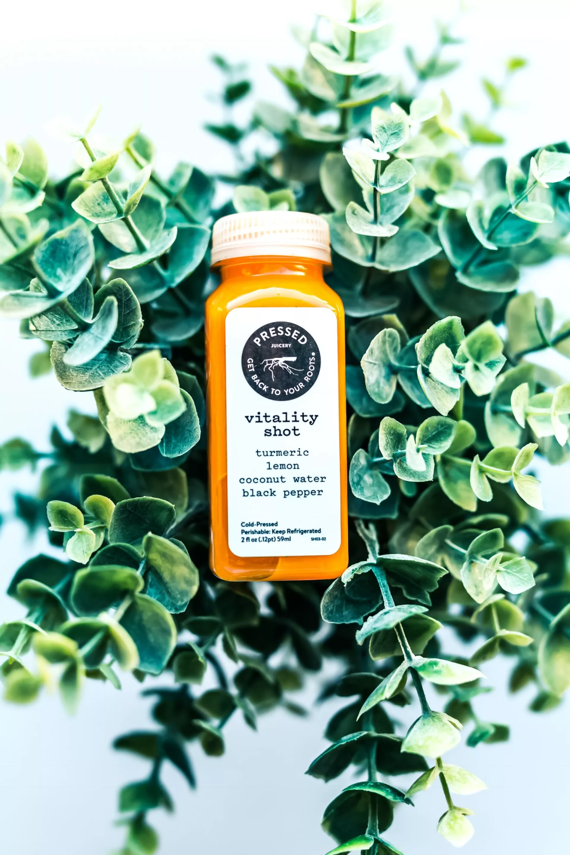 Vitality shot - Turmeric lemon coconut watter black pepper